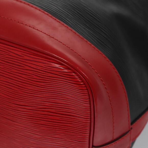 LOUIS VUITTON Epi Noe Shoulder Bag Bicolor Black Red M44017 - Picture 13 of 16
